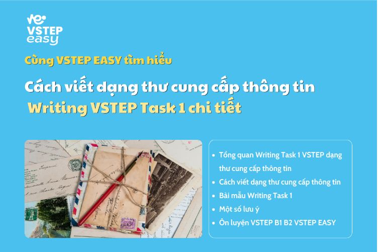 Cách viết dạng thư cung cấp thông tin trong Writing Task 1 chi tiết