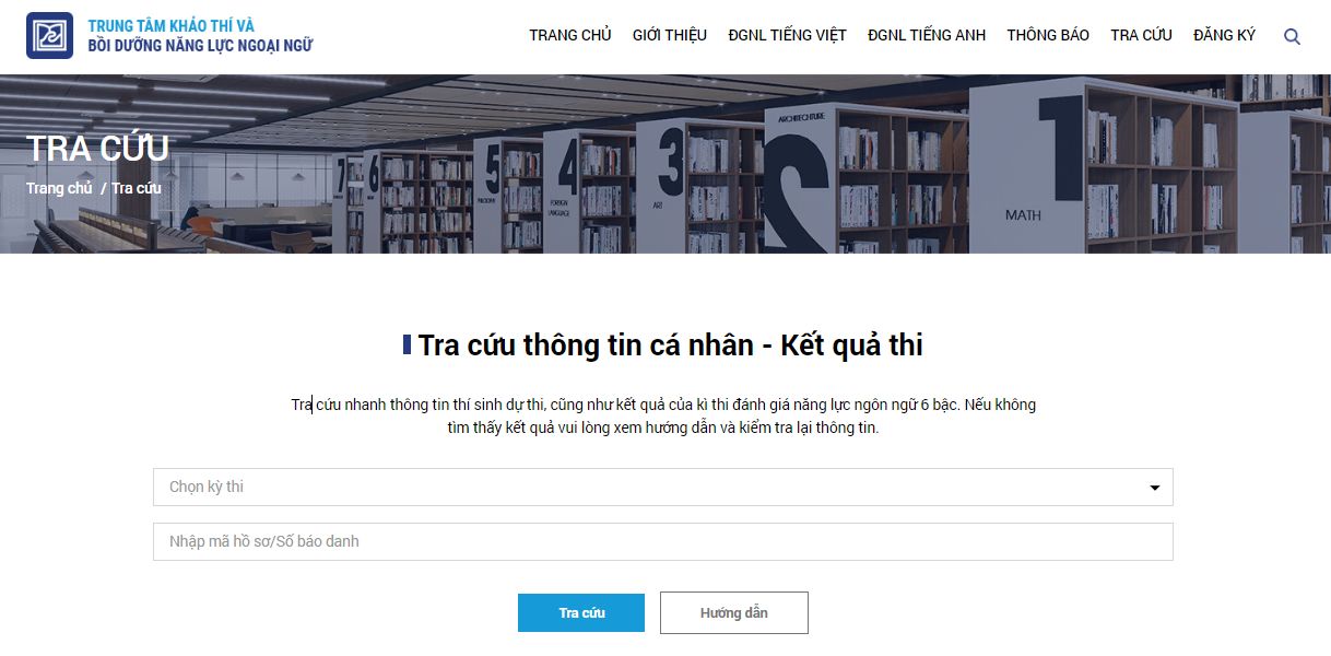 Tra cứu kết quả thi VSTEP tại website Trường Đại học Duy Tân