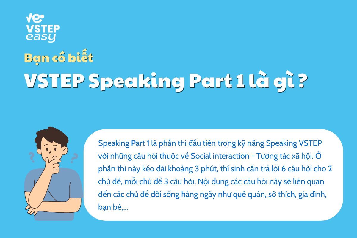 Cải thiện Speaking cùng VSTEP EASY