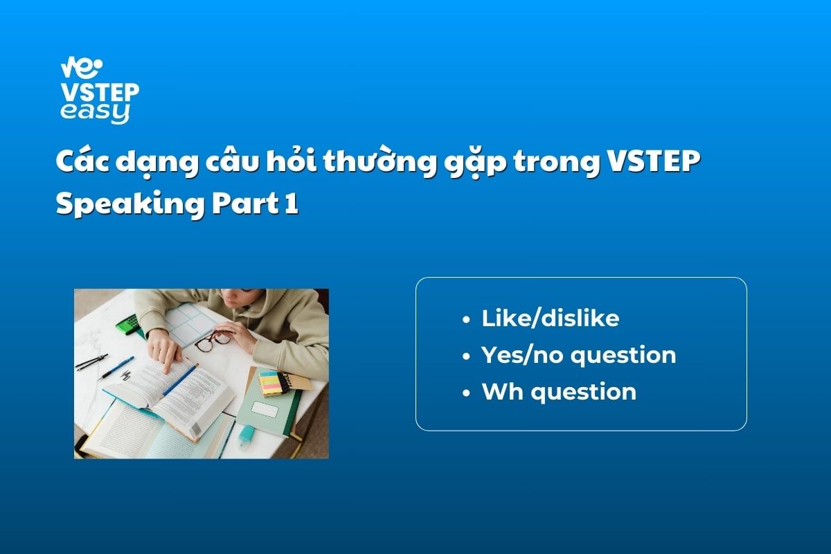 Các dạng câu hỏi thường gặp trong VSTEP Speaking Part 1