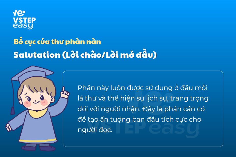 Salutation (Lời chào/Lời mở đầu)