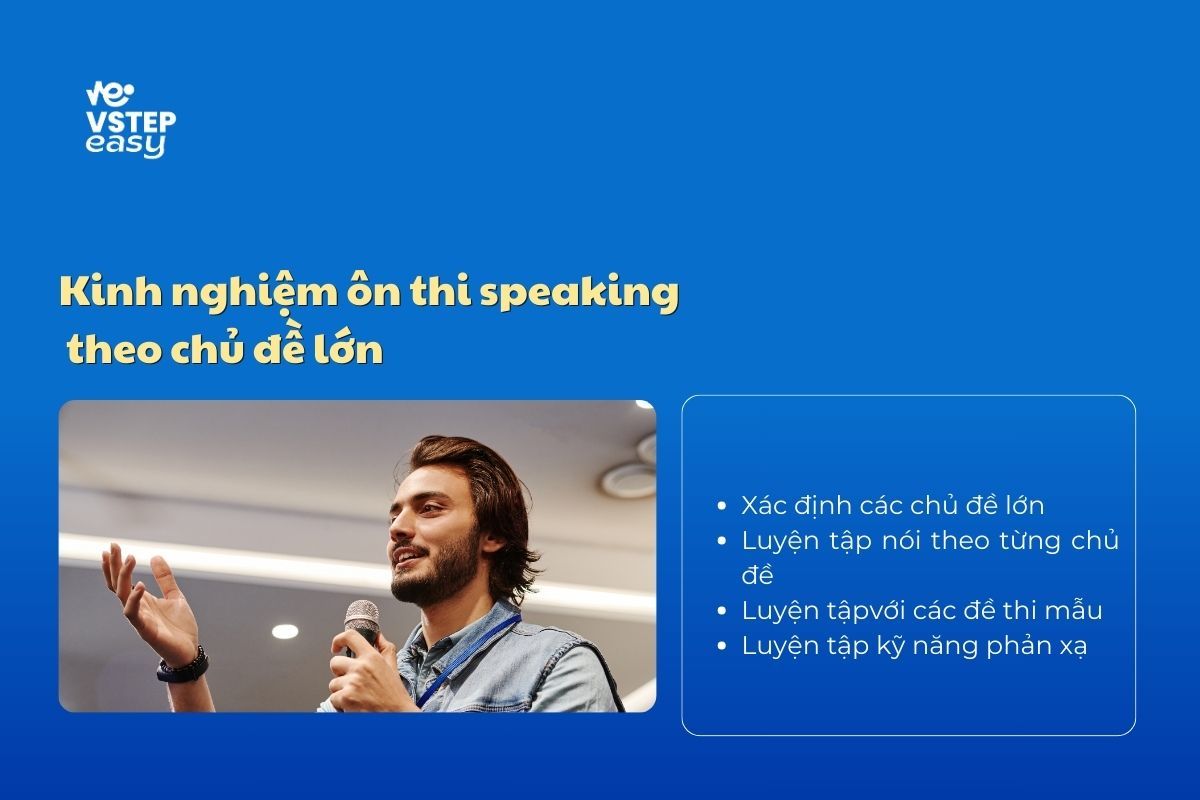 Kinh nghiệm ôn thi speaking theo chủ đề lớn