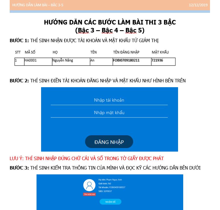 Hướng dẫn cách làm bài thi VSTEP Học viện Khoa học Quân sự