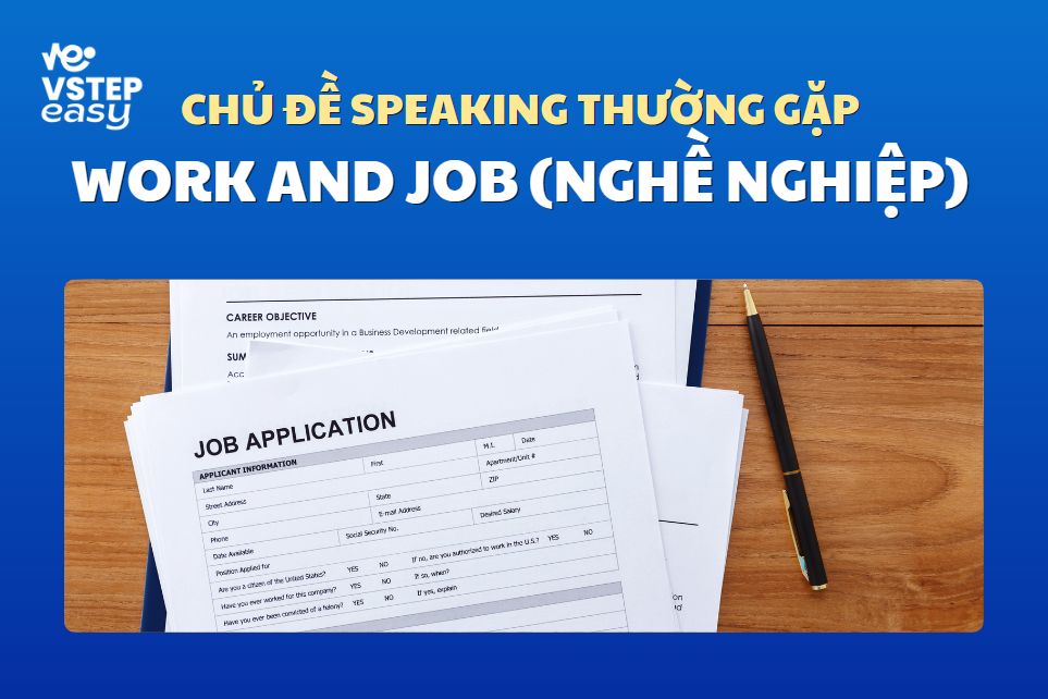 Chủ đề Work and Job (nghề nghiệp)