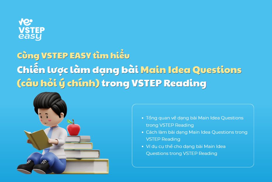 Chiến lược làm dạng bài Main Idea Questions (câu hỏi ý chính) trong VSTEP Reading