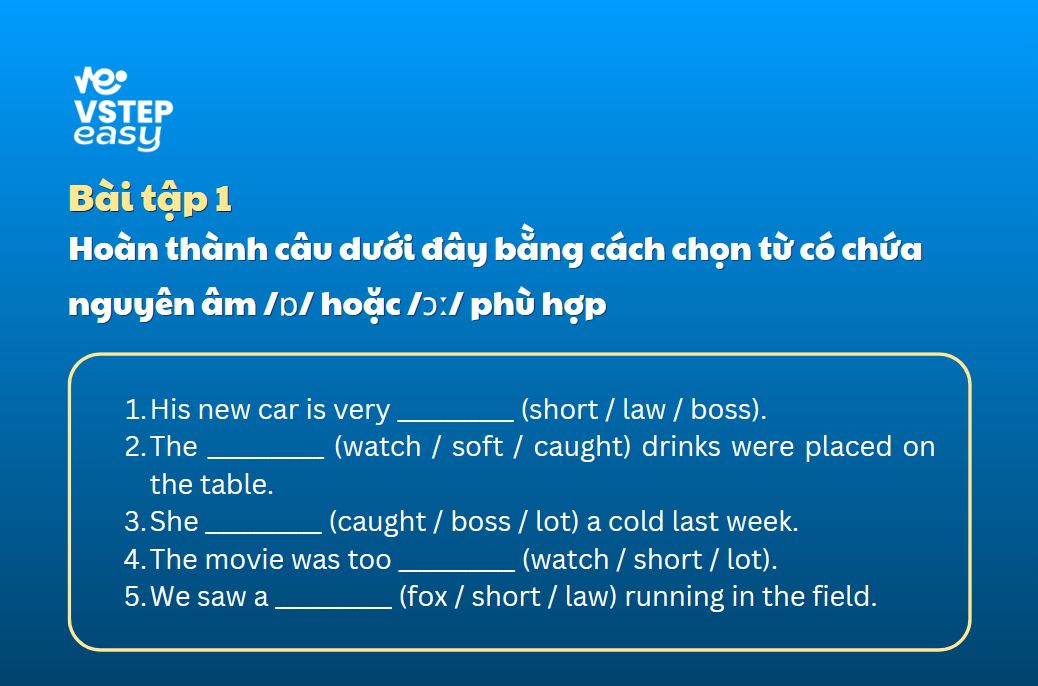 Bài tập 1