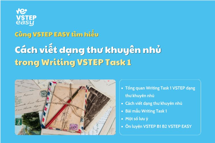 Cách viết dạng thư khuyên nhủ trong Writing VSTEP Task 1 chi tiết