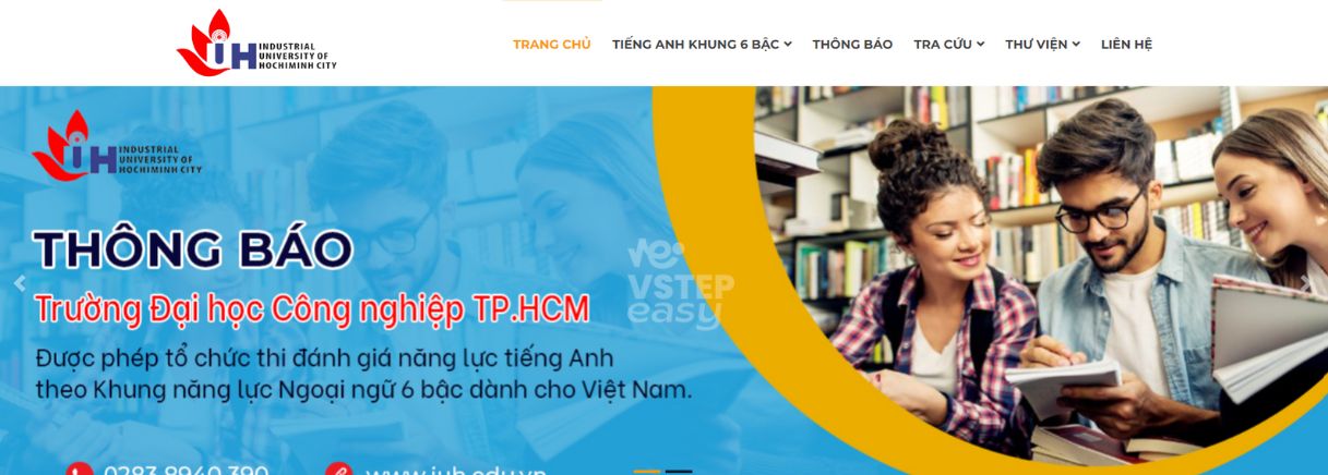 Trang chủ của IUH