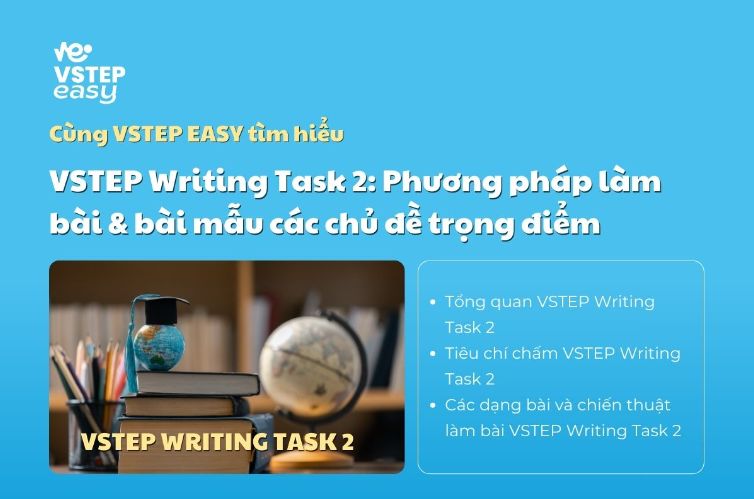 VSTEP Writing Task 2: Phương pháp làm bài & bài mẫu các chủ đề trọng điểm 