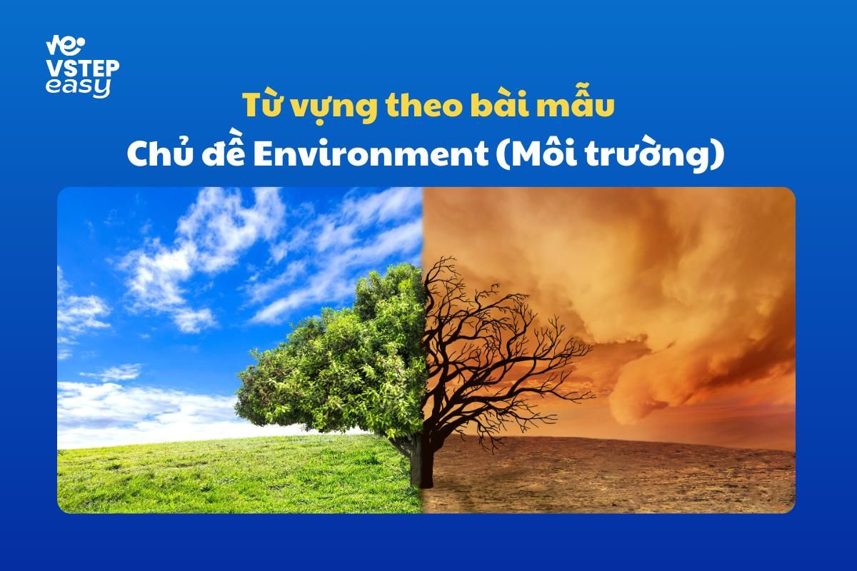 Từ vựng theo bài mẫu chủ đề Environment (Môi trường)