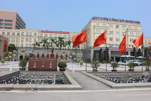 Hệ thống giảng đường của Học viện Cảnh sát nhân dân.