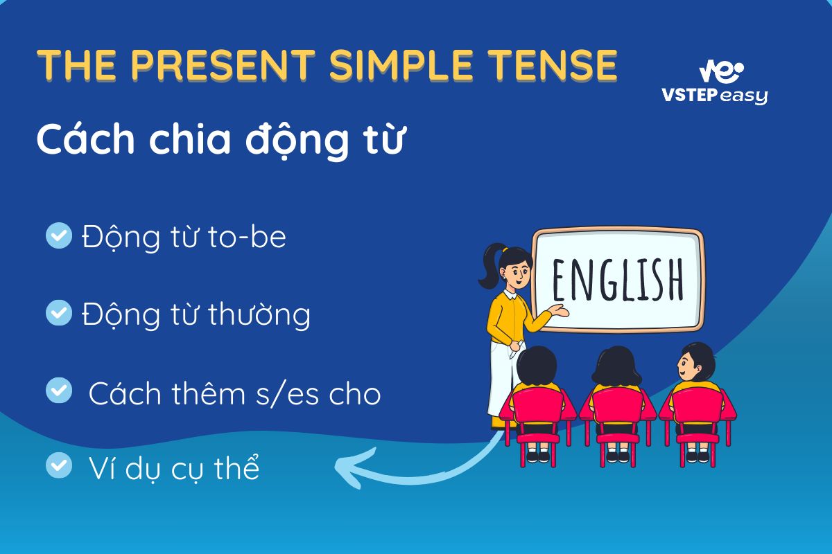 Cách chia động từ trong thì Hiện tại đơn