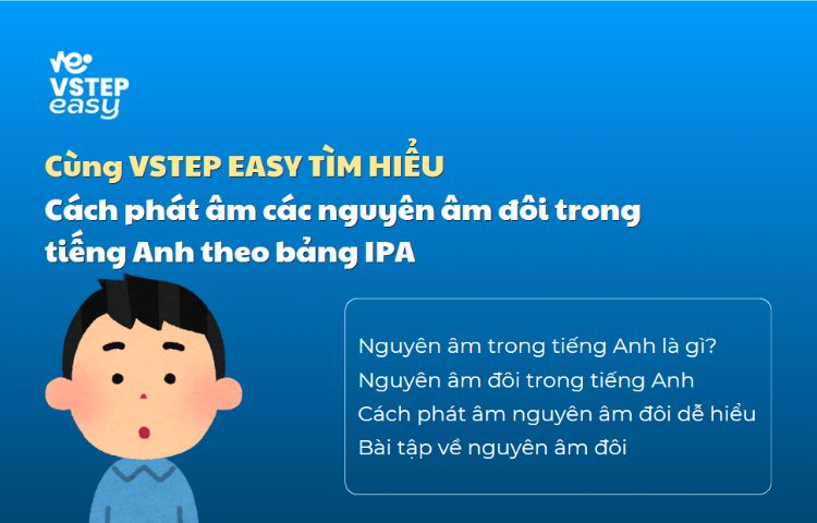 Cách phát âm các nguyên âm đôi trong tiếng Anh theo bảng IPA