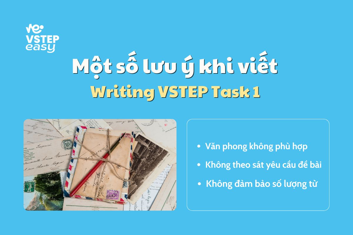 Một số lưu ý khi viết Writing VSTEP Task 1