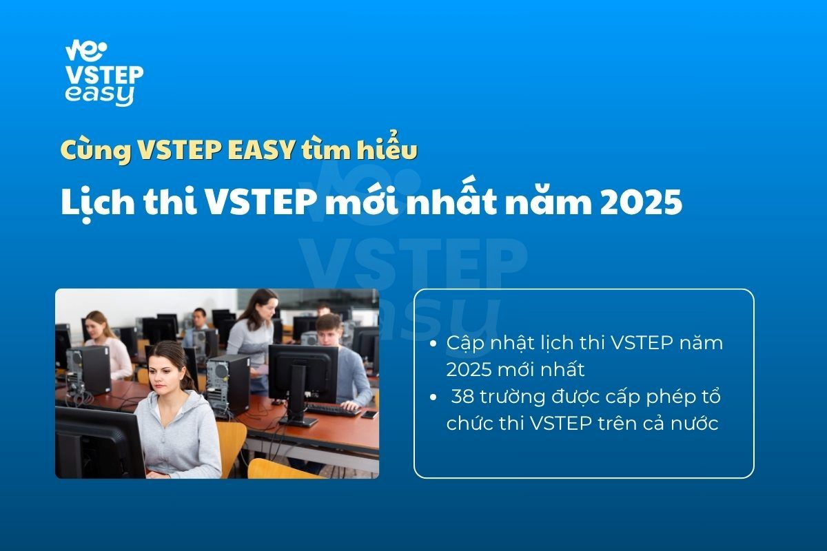 Lịch thi VSTEP mới nhất năm 2025