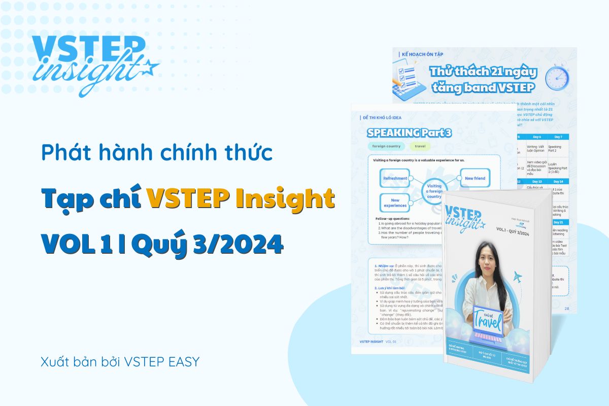 Tạp chí VSTEP Insight VOL 1 | 08.2024